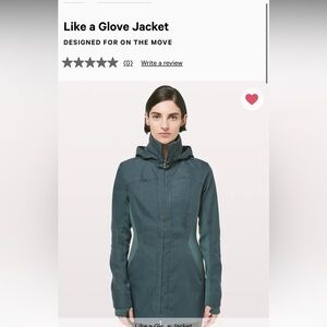 Lululemon Like A Glove Jacket
Teal Shadow. Size 4. VGUC